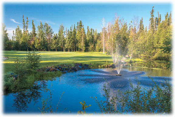 photo of 9th hole pond